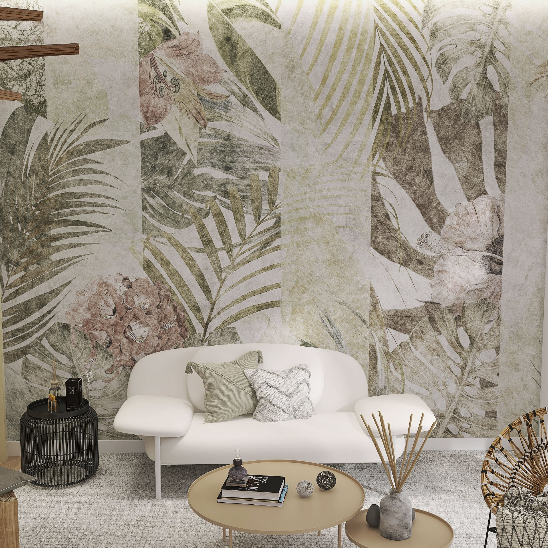 Carta da parati In Bloom — Color Art Center Boscoreale