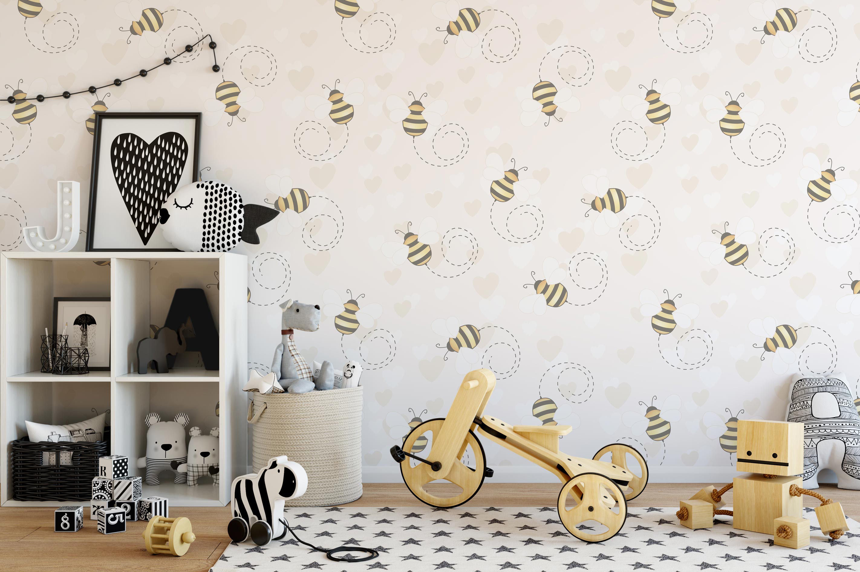 Carta da parati Bee — Color Art Center Boscoreale