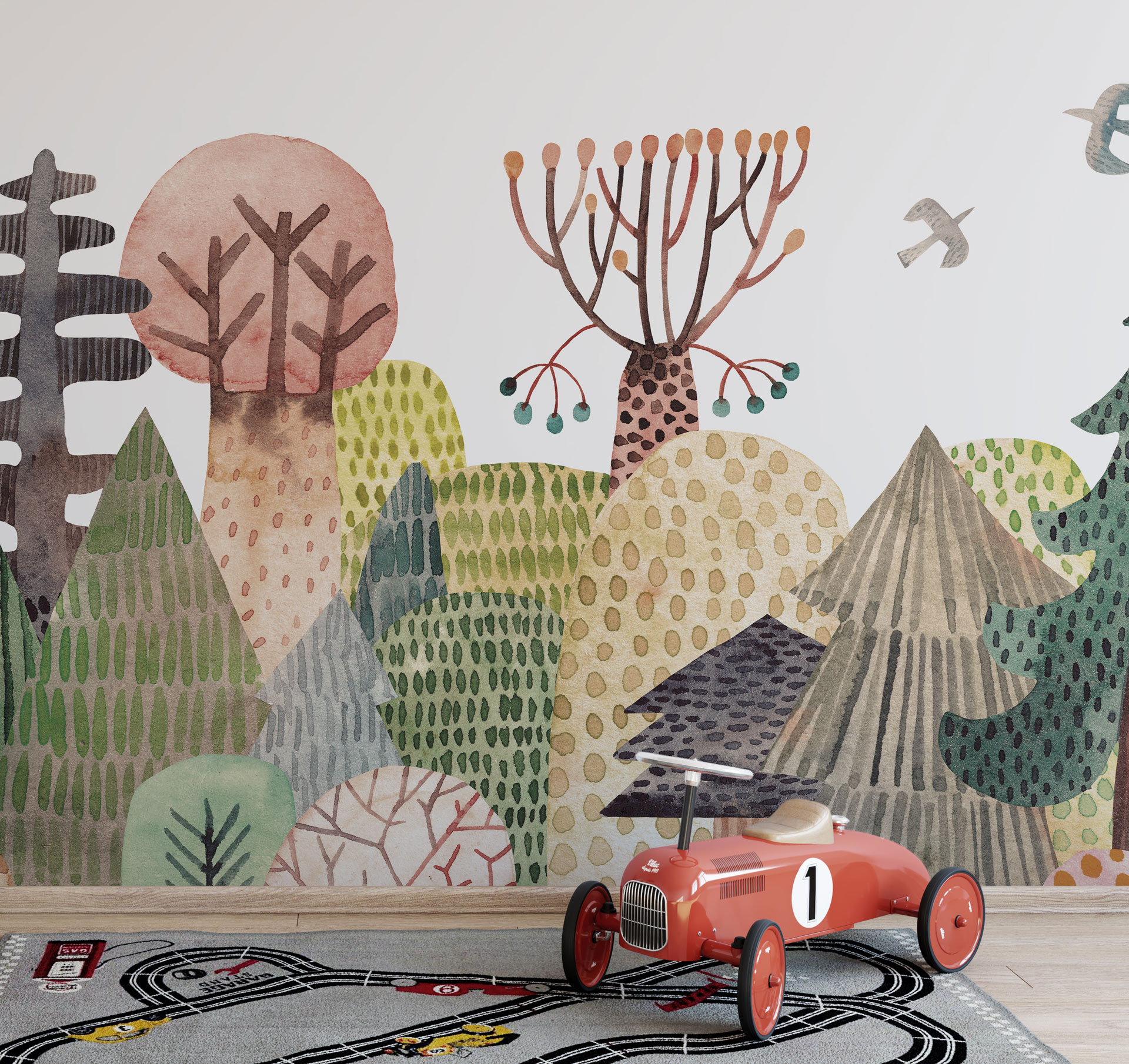 Carta da parati Bosco Segreto — Color Art Center Boscoreale