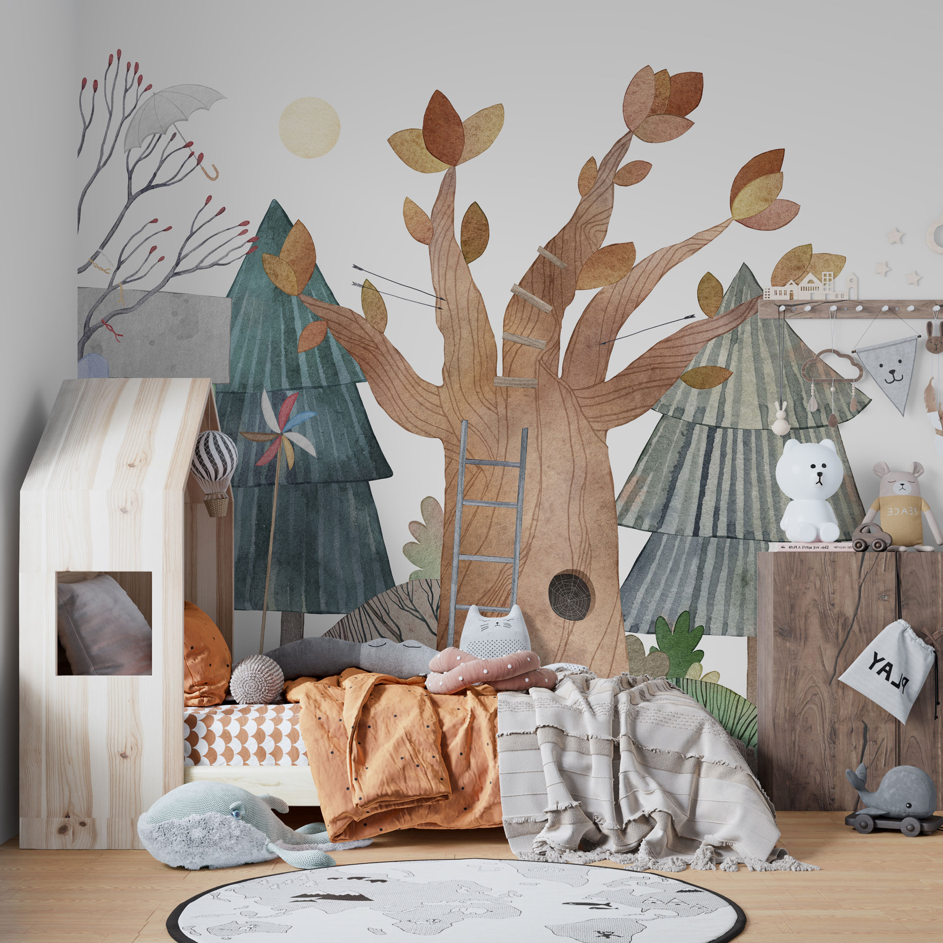 Carta da parati Casa Sull'albero — Color Art Center Boscoreale