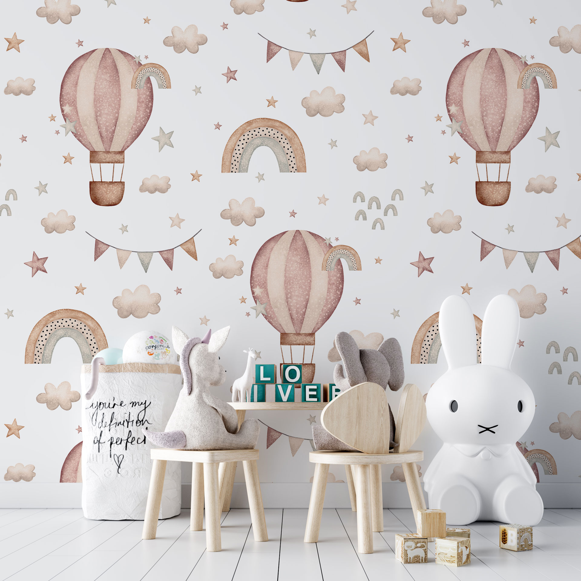 Carta da parati Cutie — Color Art Center Boscoreale