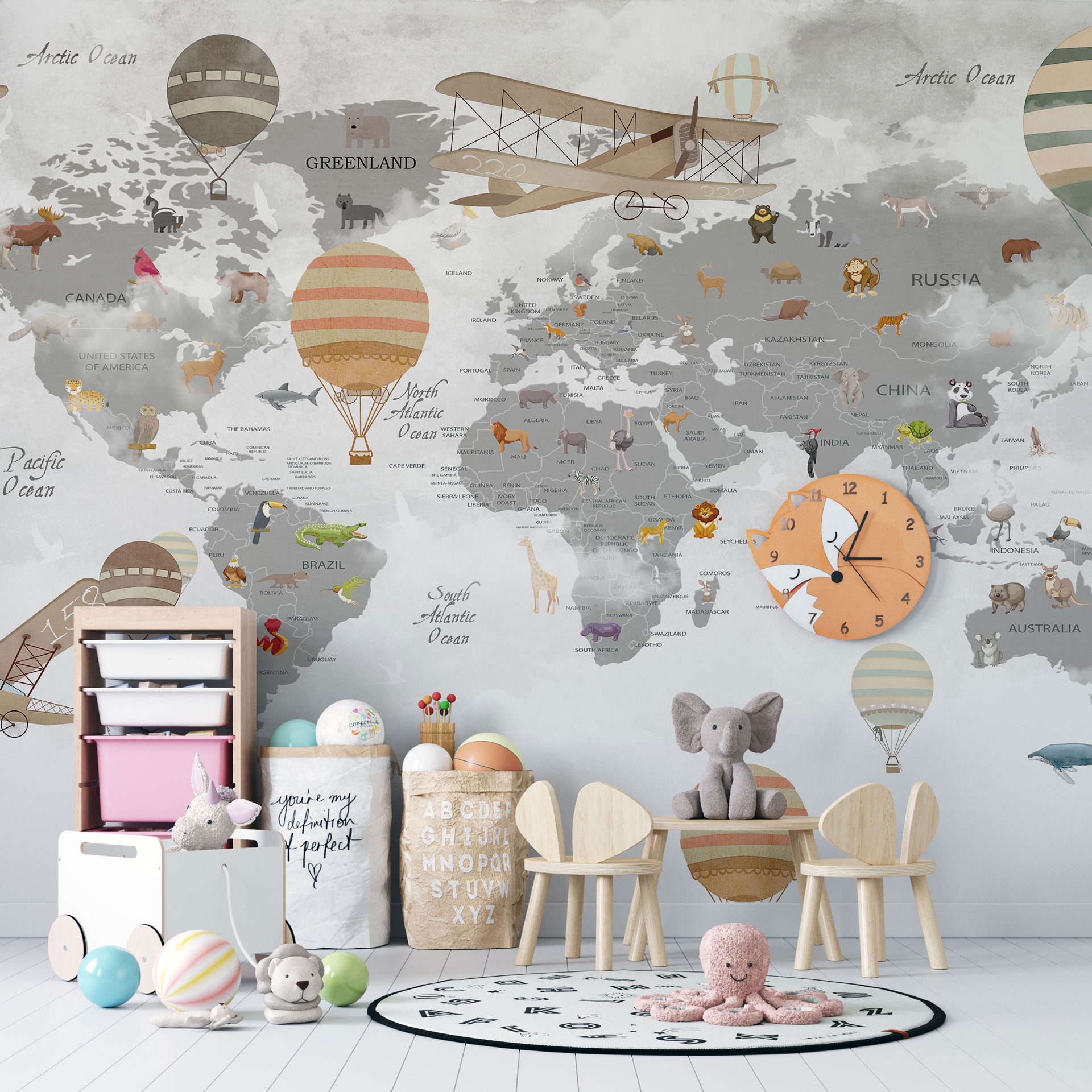 Carta da parati Destination — Color Art Center Boscoreale