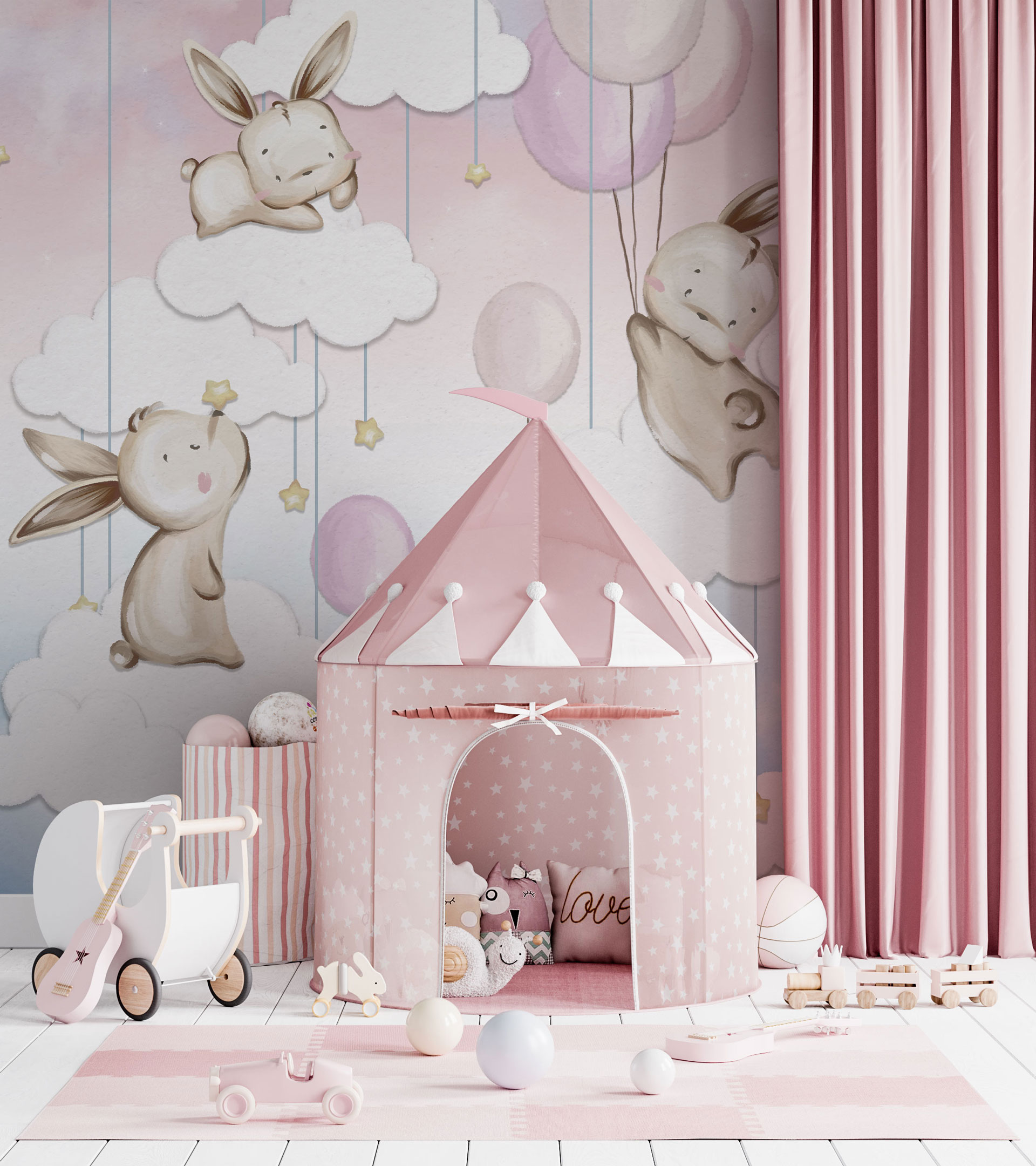 Carta da parati Dolcezza — Color Art Center Boscoreale