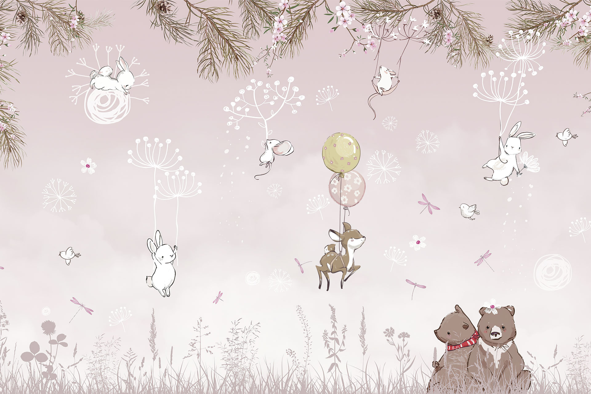Carta da parati Dreamy — Color Art Center Boscoreale