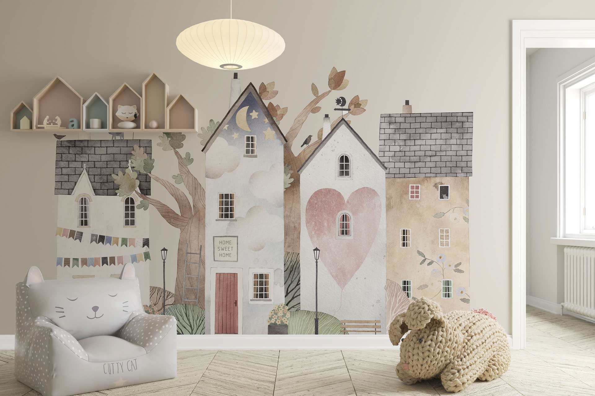 Carta da parati Home Sweet Home — Color Art Center Boscoreale
