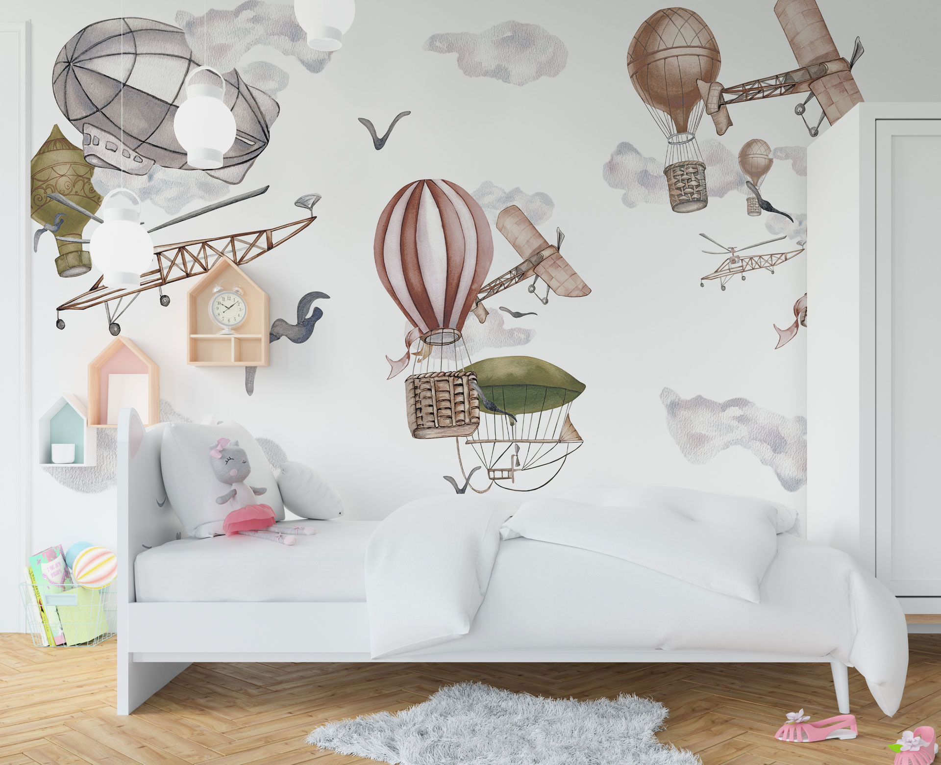 Carta da parati Little Aviator — Color Art Center Boscoreale