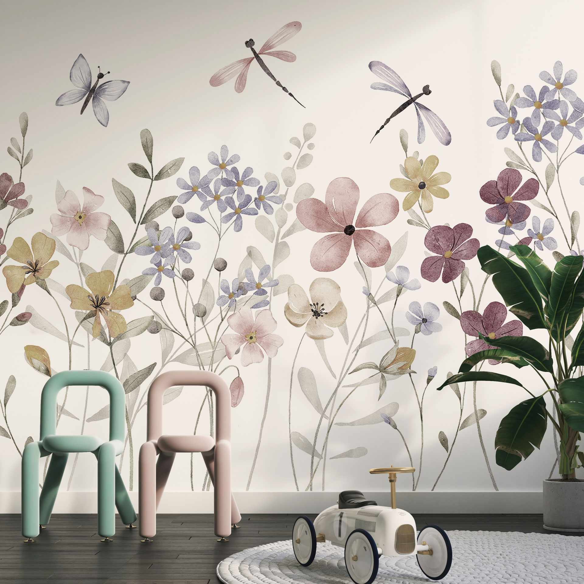 Carta da parati Lovely — Color Art Center Boscoreale