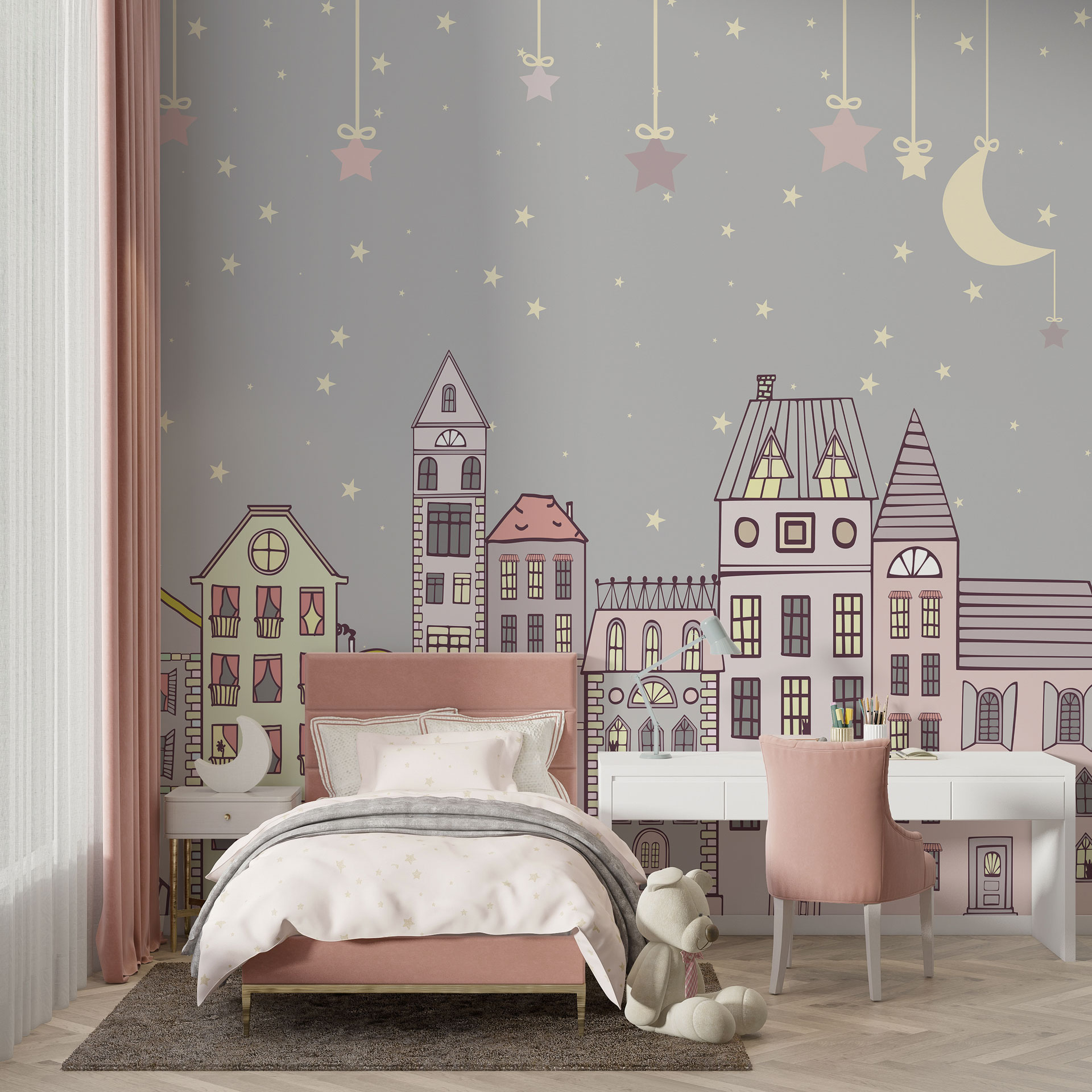 Carta da parati Notte Stellata — Color Art Center Boscoreale