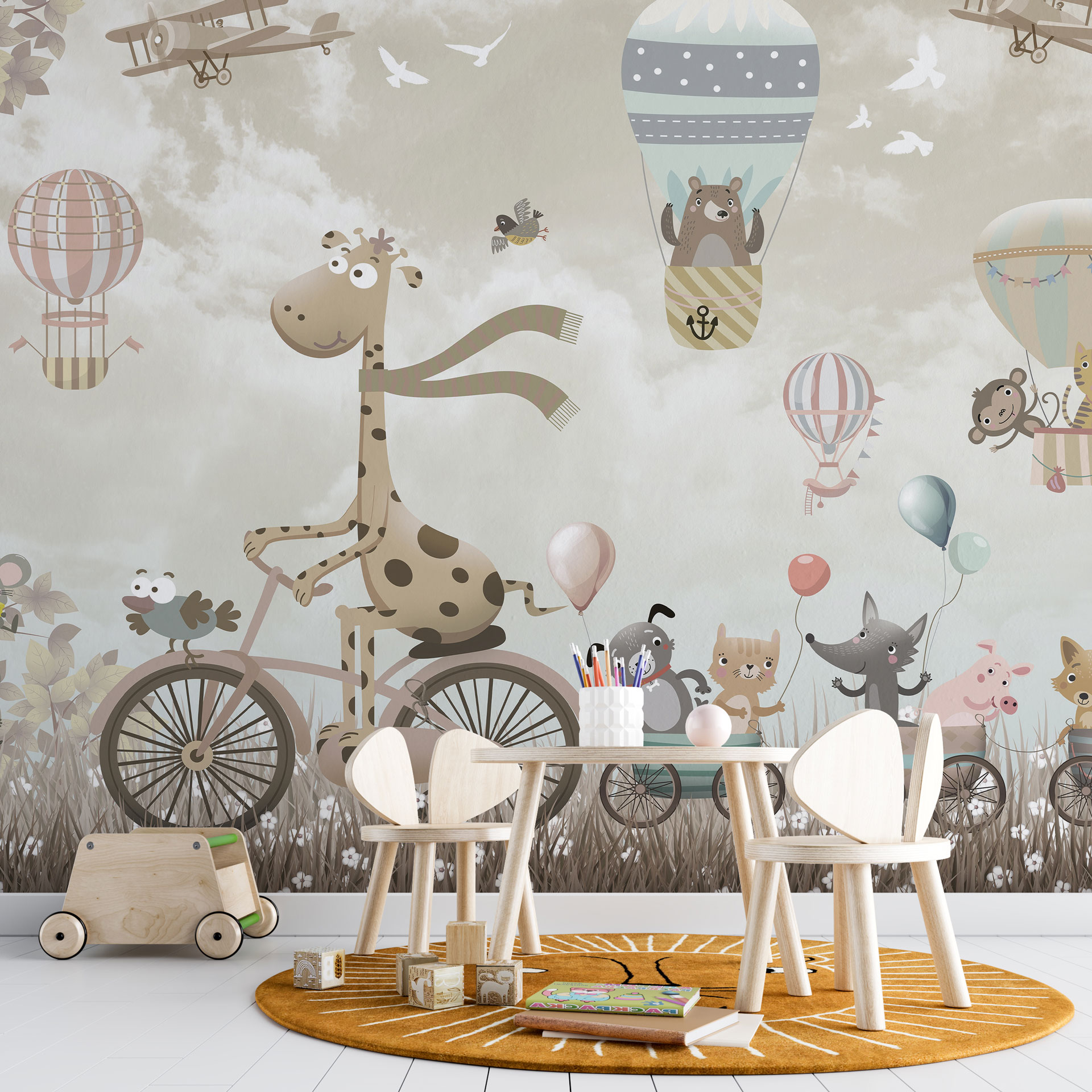 Carta da parati Pedalando — Color Art Center Boscoreale