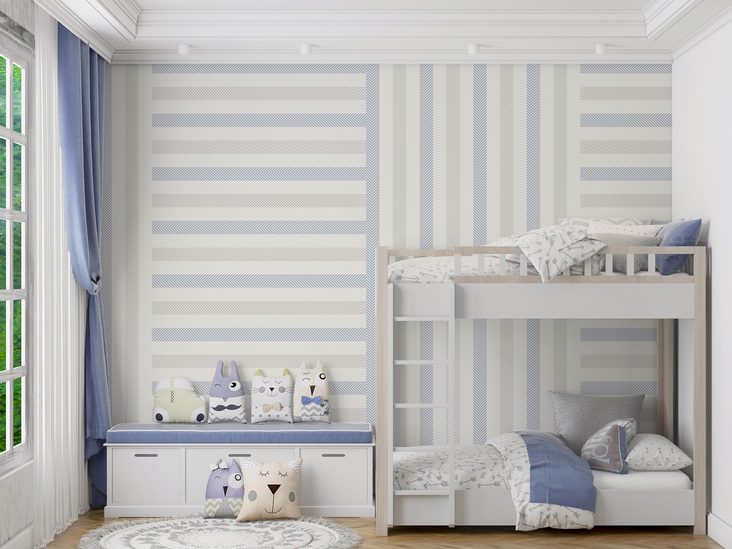 Carta da parati Striped — Color Art Center Boscoreale