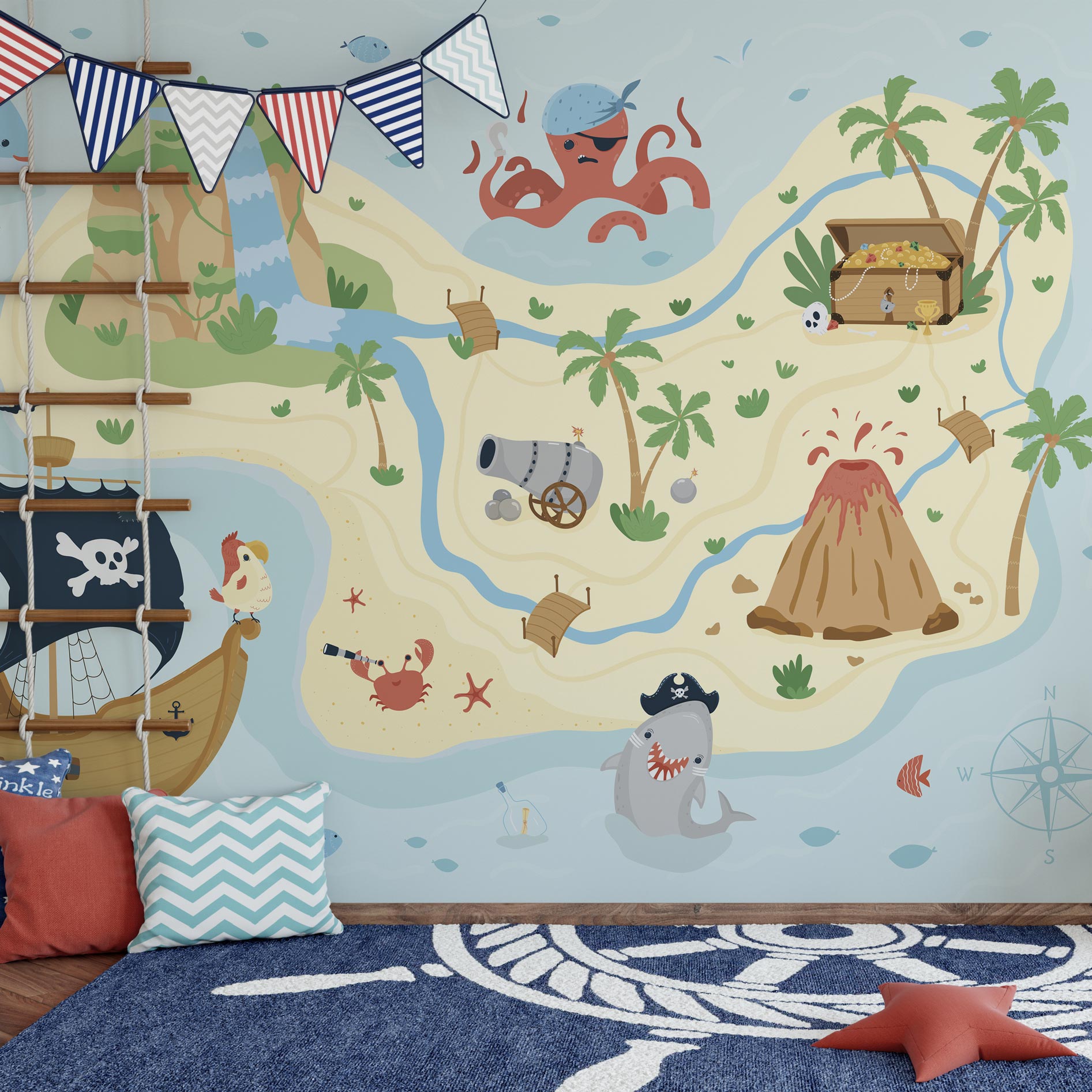 Carta da parati Tropico — Color Art Center Boscoreale