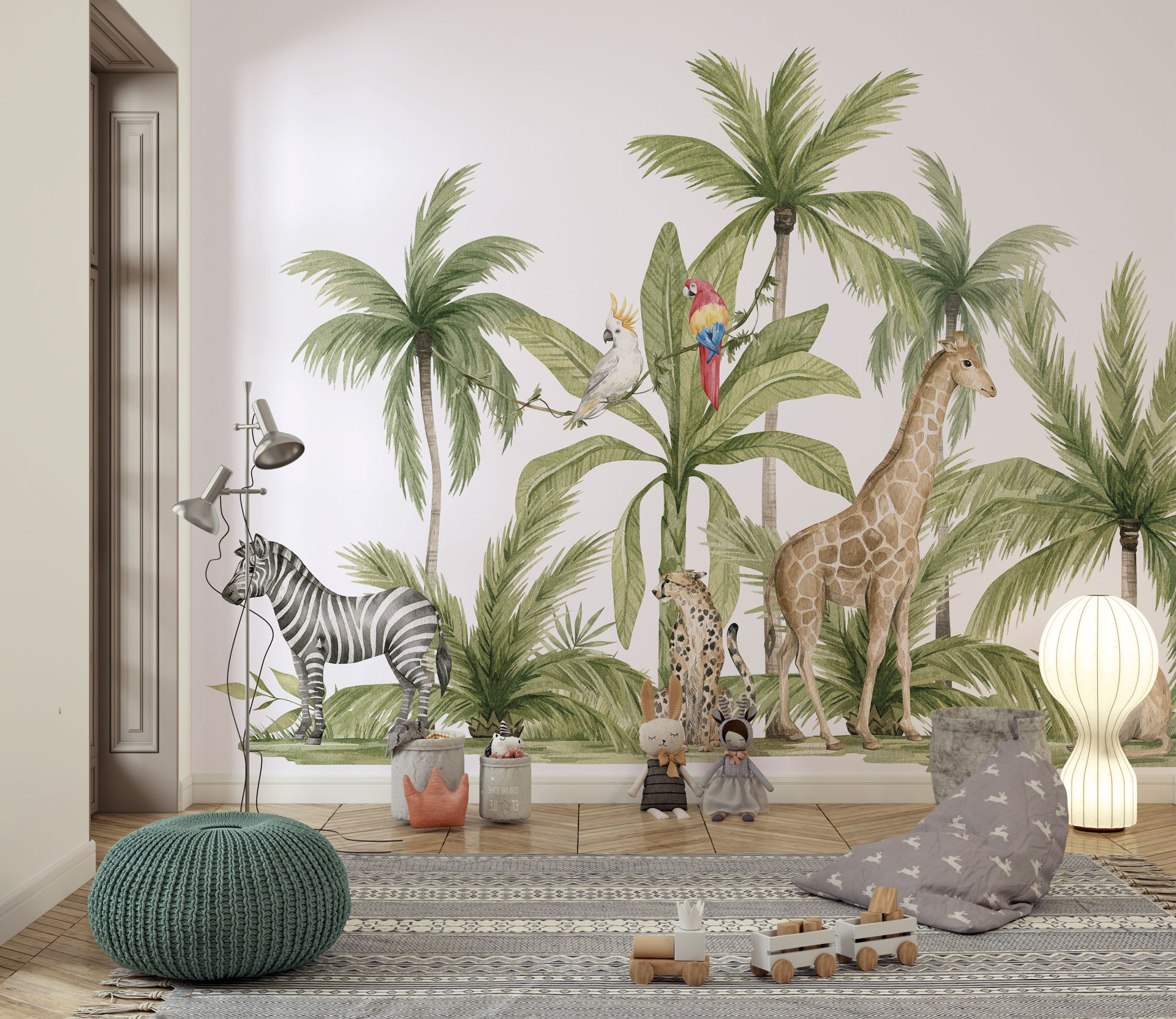 Carta da parati Wild Nature — Color Art Center Boscoreale
