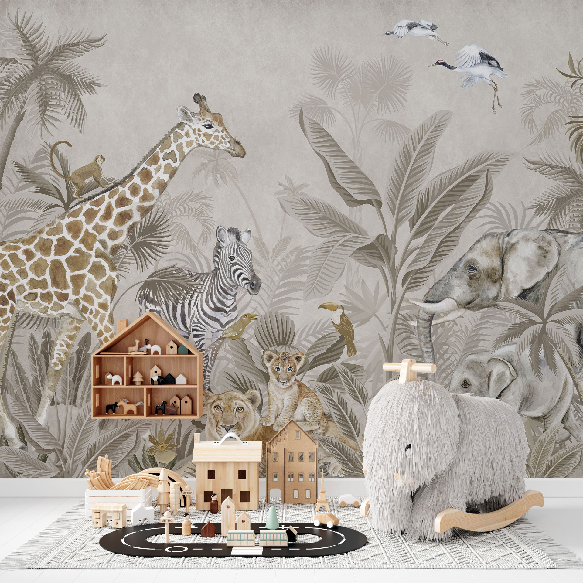Carta da parati Wild Serenity — Color Art Center Boscoreale