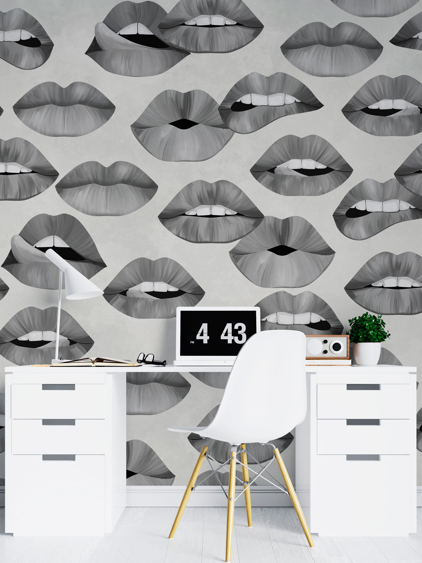 Carta da parati Lips — Color Art Center Boscoreale