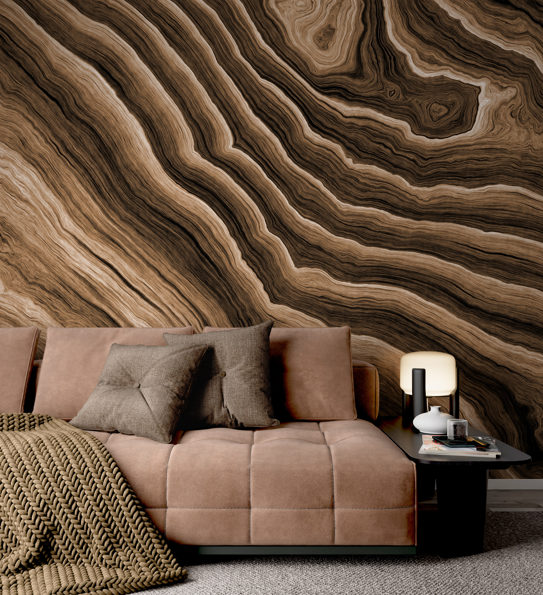 Carta da parati Marble Eight — Color Art Center Boscoreale