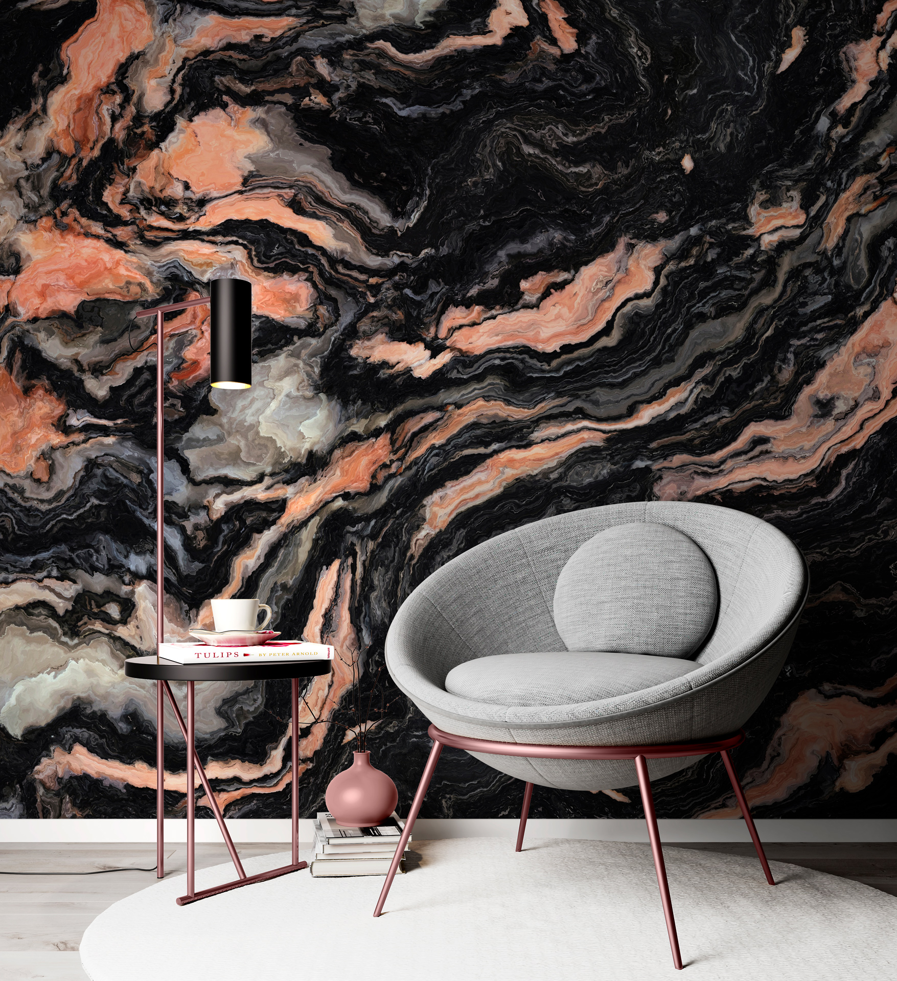 Carta da parati Marble Two — Color Art Center Boscoreale