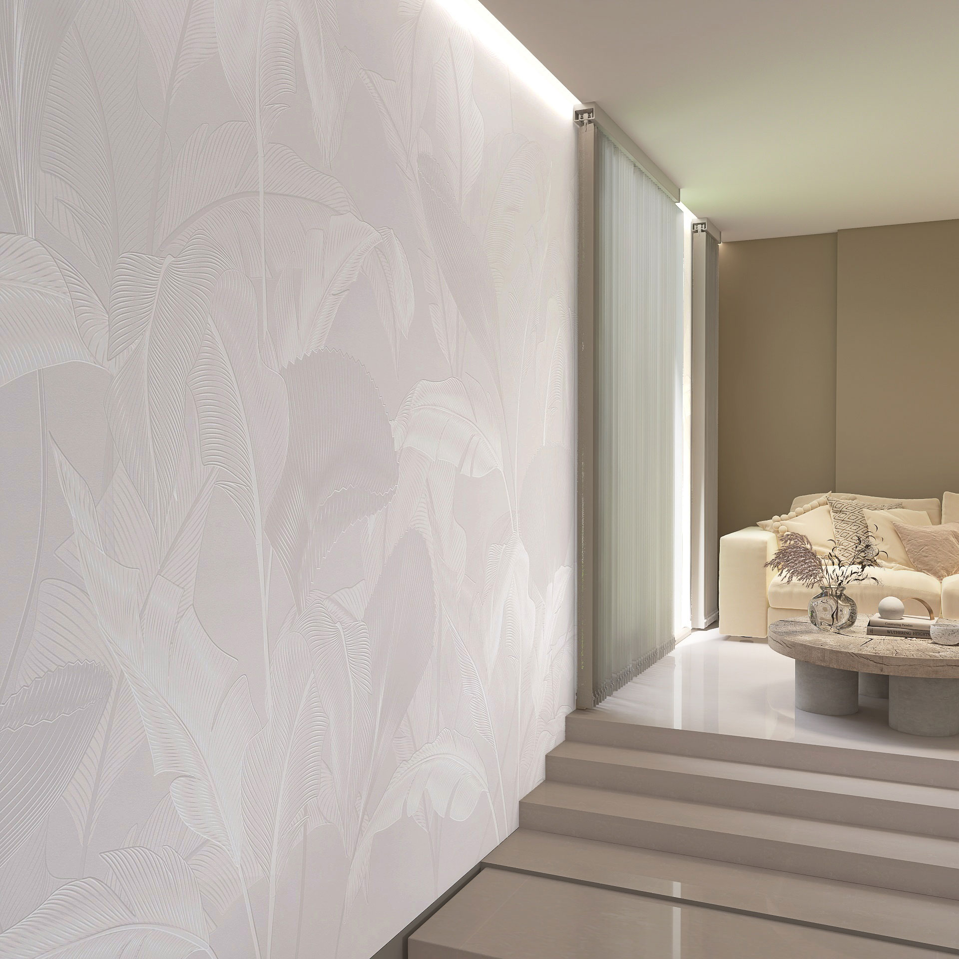 Carta da parati Pureness — Color Art Center Boscoreale