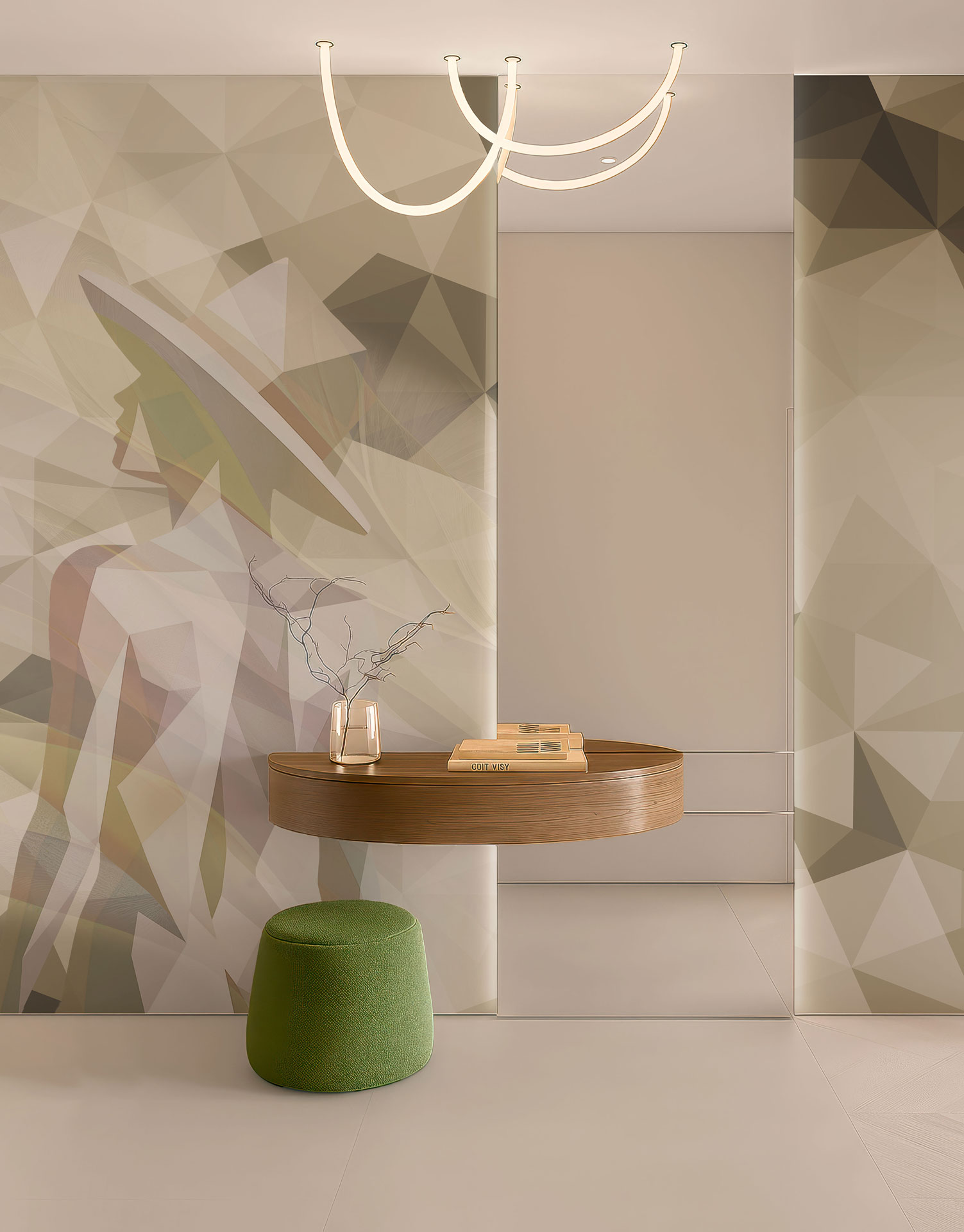 Carta da parati Radiance — Color Art Center Boscoreale