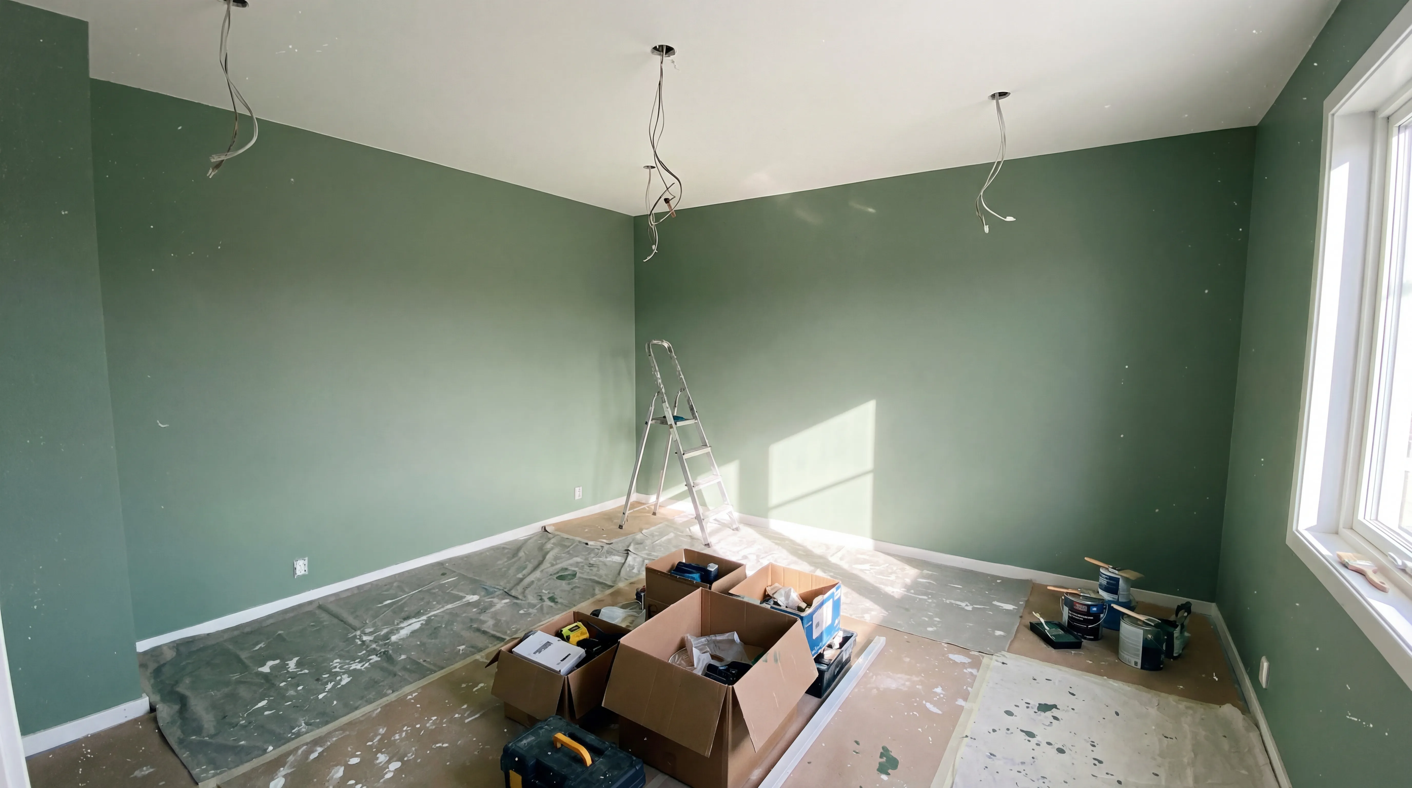 Boiserie installata risultato finale in soggiorno