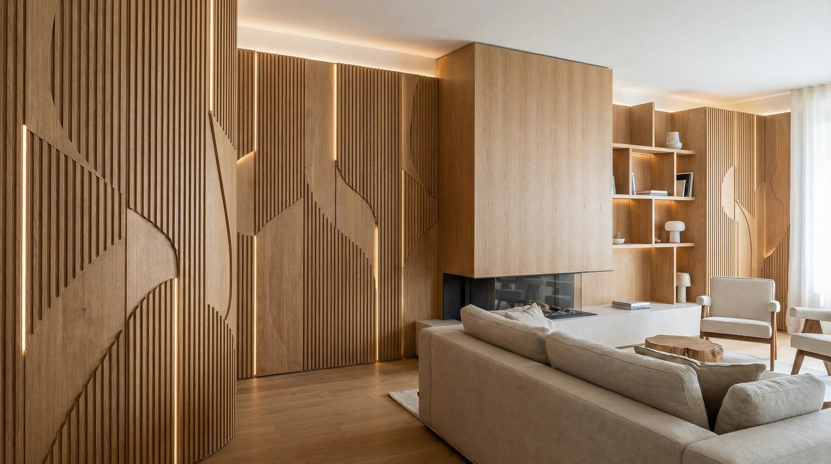 Boiserie classica per rivestimento parete interni