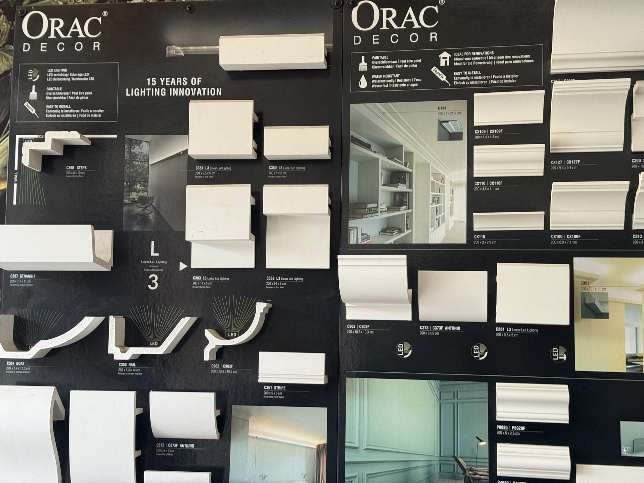 Color Art Center showroom ORAC Decor — esposizione per cliente Trecase