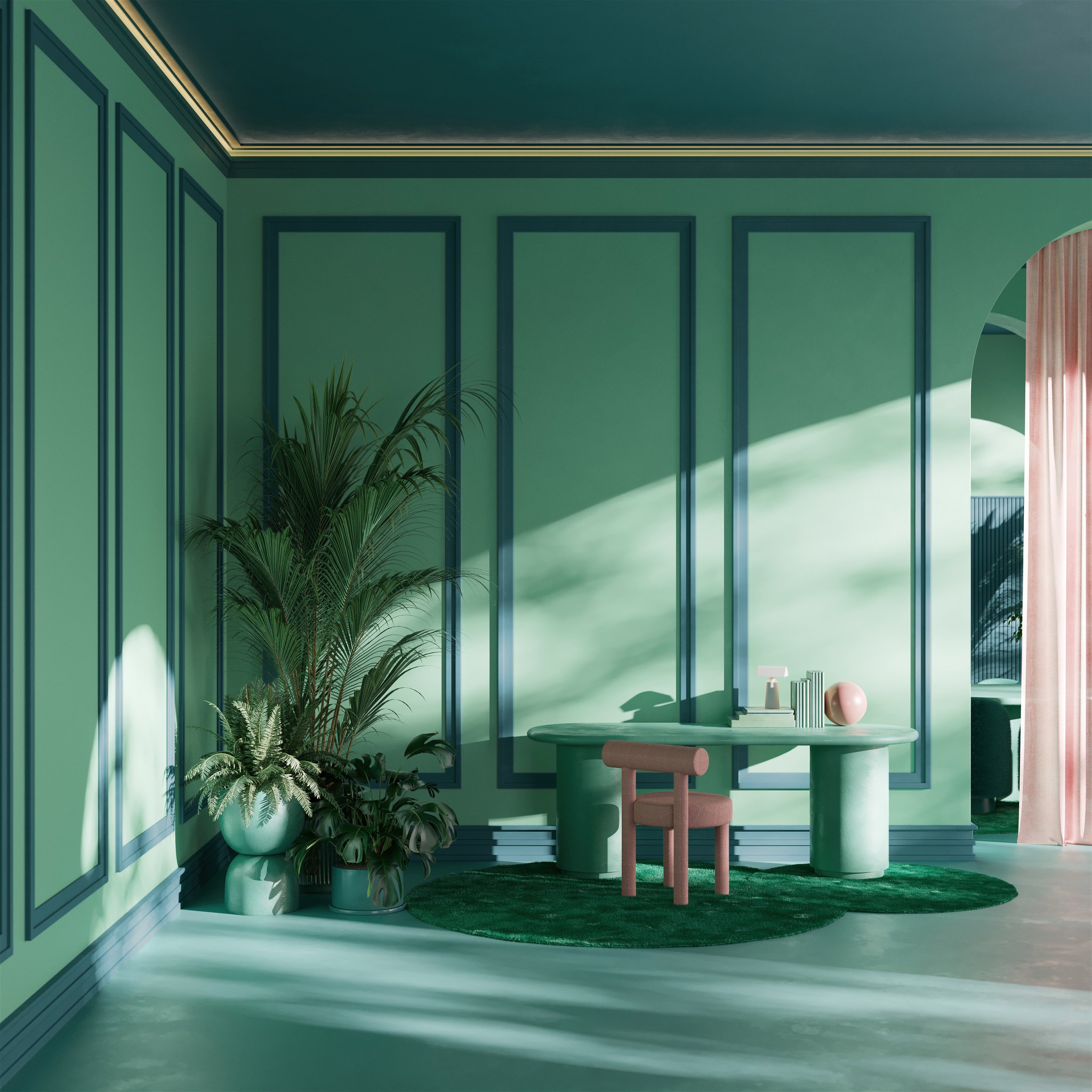 Battiscopa Cascade SX184 Modern ORAC SX184 — Capsule Collection Modern Color Art Center Boscoreale