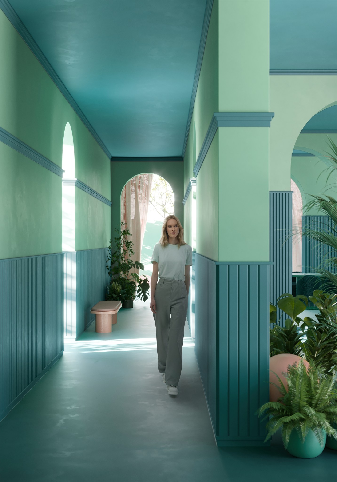 Battiscopa Cascade SX185 Modern ORAC SX185 — Capsule Collection Modern Color Art Center Boscoreale dettaglio 1
