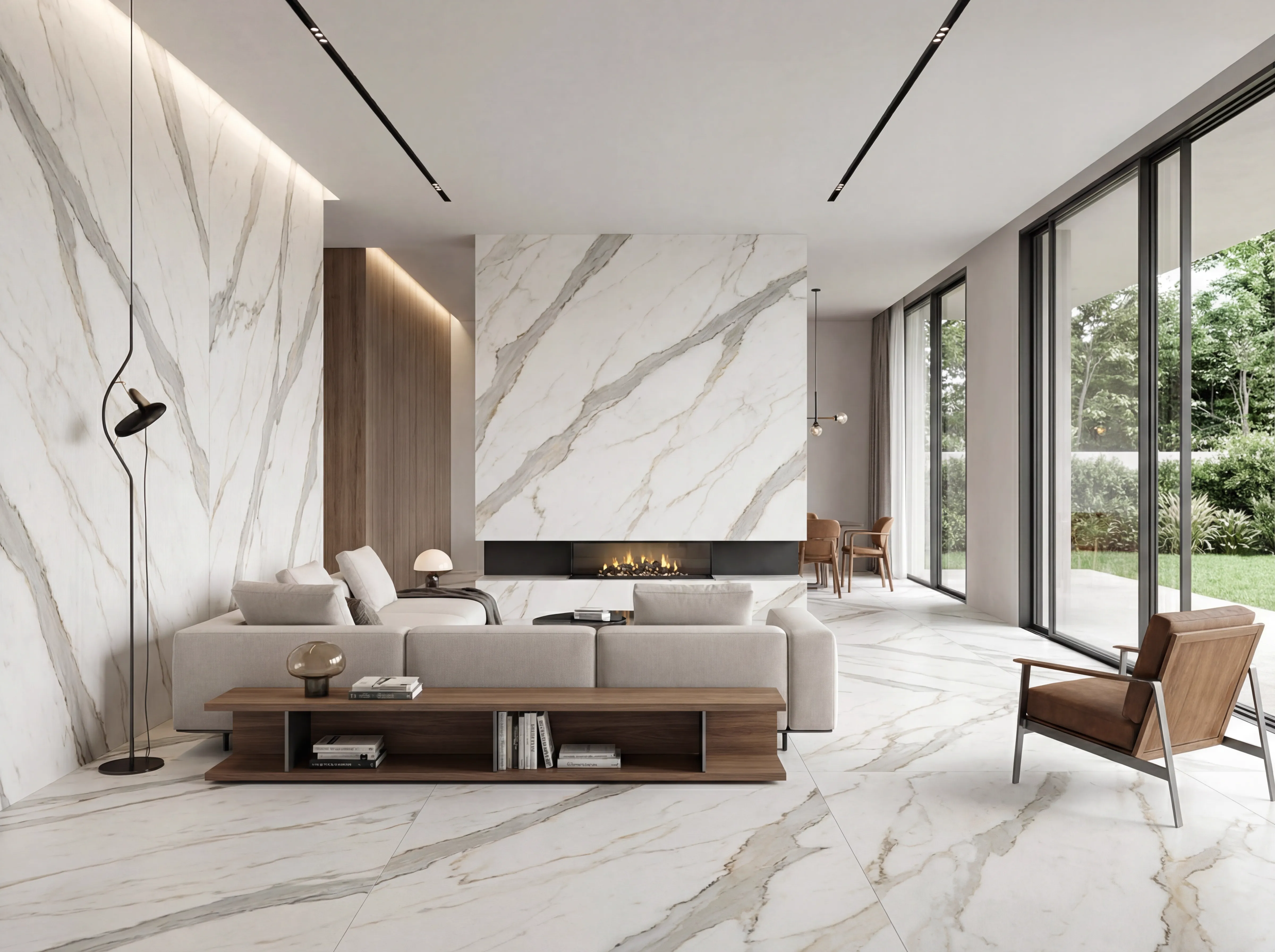 Pannello effetto marmo per rivestimento parete