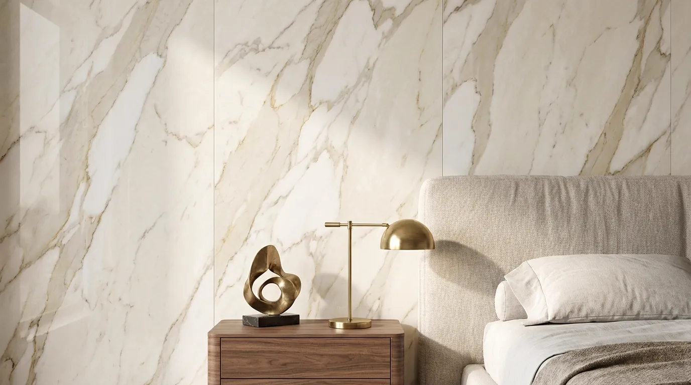 Pannello effetto marmo per rivestimento parete in evidenza