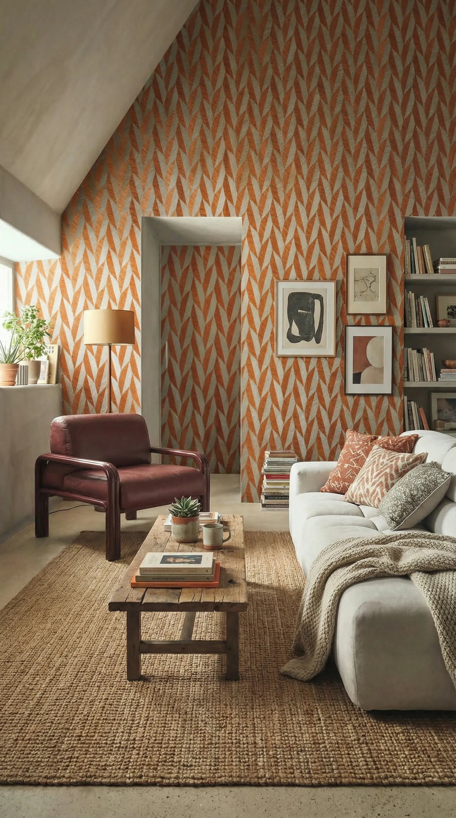 Carta da parati decorativa con texture pregiata