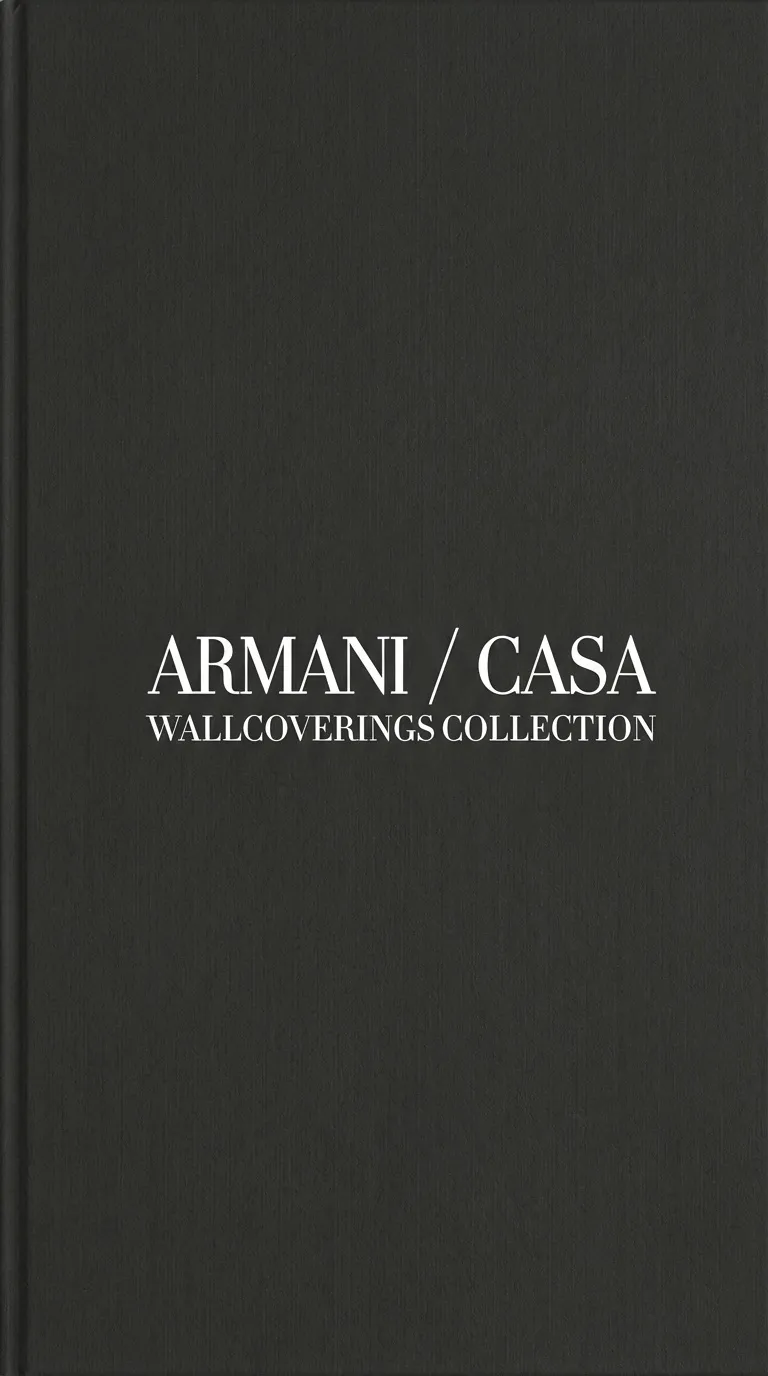 Carta da parati Armani Casa collezione esclusiva catalogo copertina