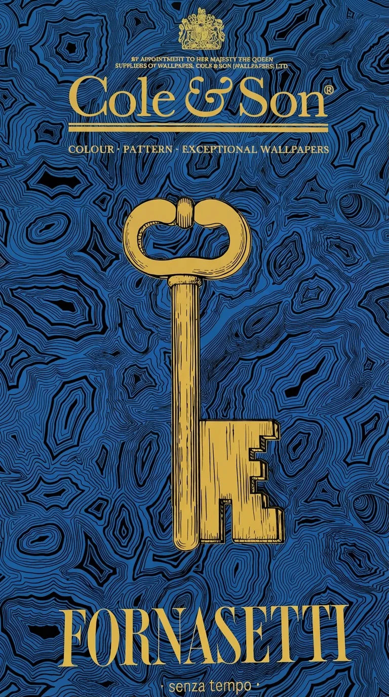 Carta da parati Fornasetti design artistico Milano catalogo copertina da Color Art Center IZZO a Boscoreale