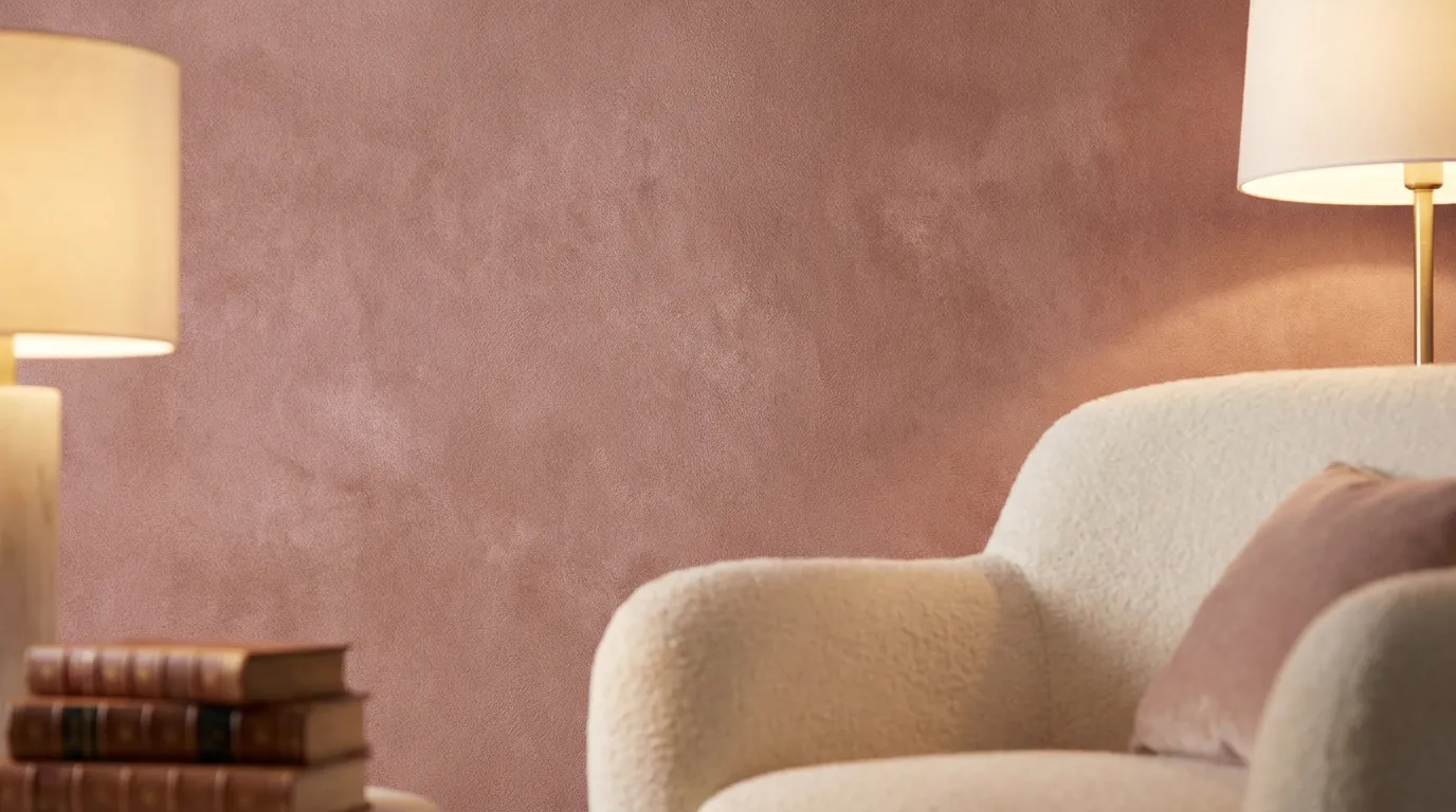 Finitura decorativa effetto velluto per interni eleganti