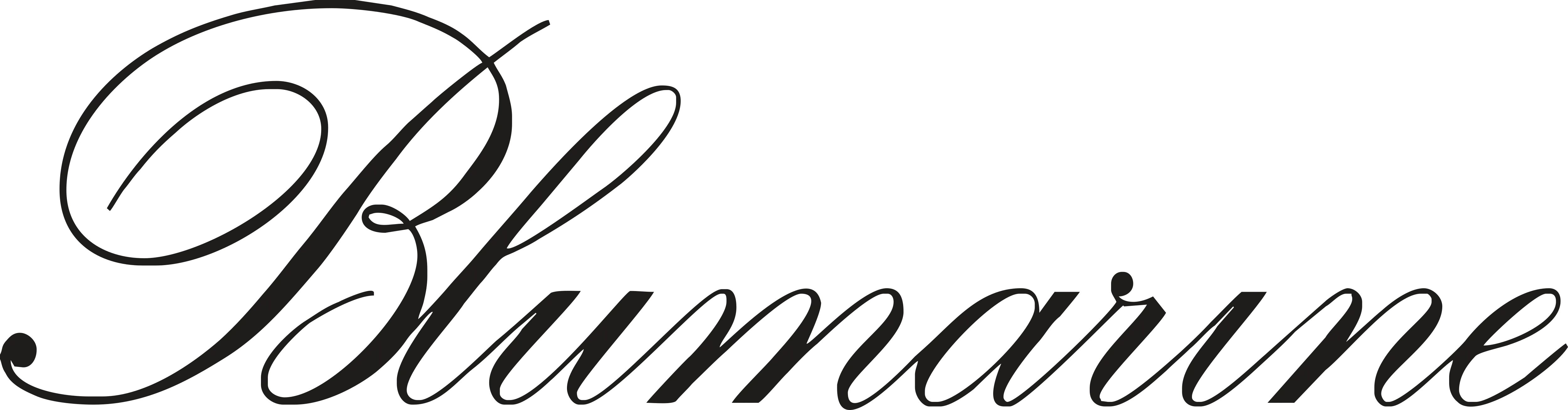 Logo Blue Marine parati design contemporaneo